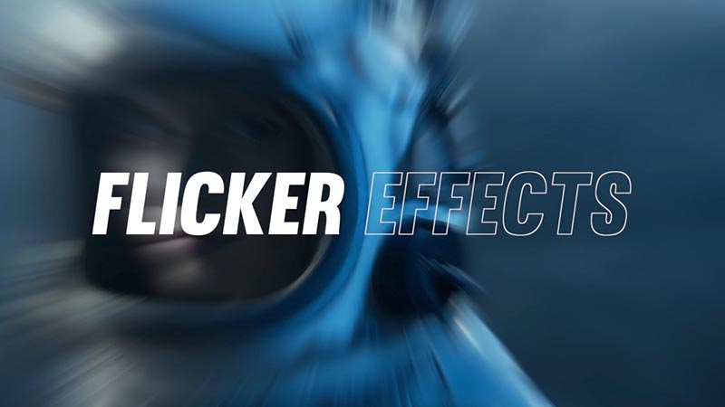 FCPX插件Flicker Effects画面闪烁棱镜模糊毛刺抖动效果预设15个